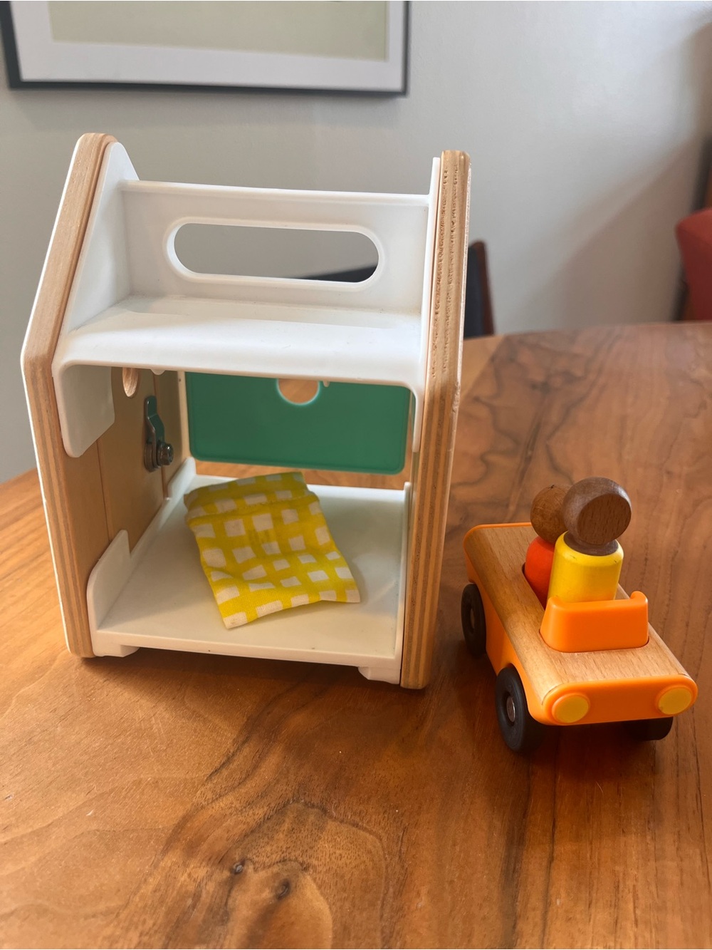 Love Every Lot with Wooden Playhouses and Car - Picture 3 of 3